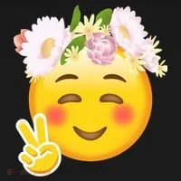 Hippy Smiley Face Peace Sign Doggie Tank thumb 4