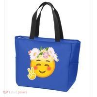 Hippy Smiley Face Peace Sign Bag thumb 3