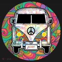 Hippy Van  Baby Bodysuit thumb 2