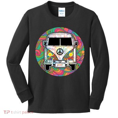 Hippy Van  Kids Long Sleeve Shirt