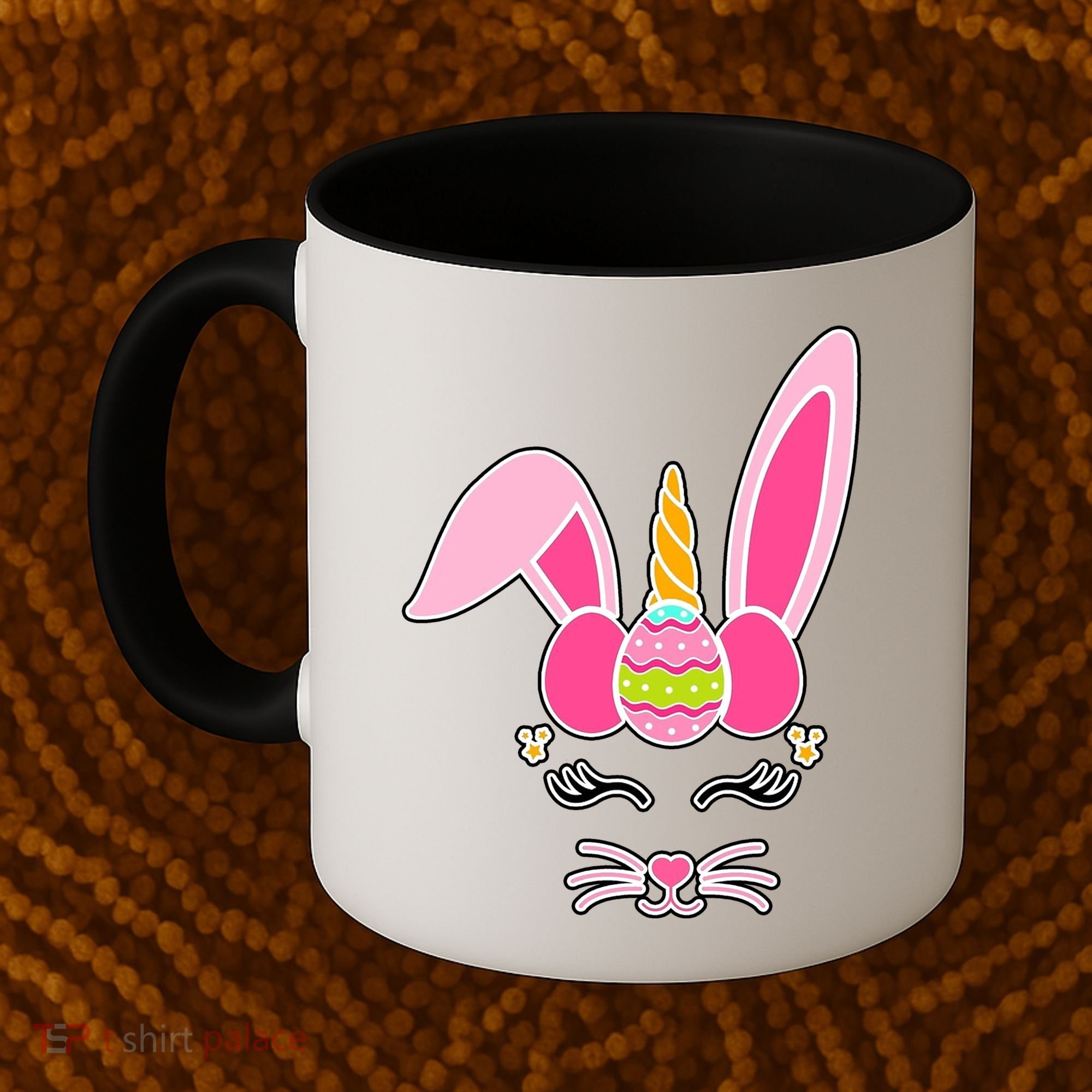 Hipster Bunnycorn Easter Bunny Unicorn Coffee Mug