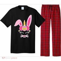 Hipster Bunnycorn Easter Bunny Unicorn Pajama Set thumb 0