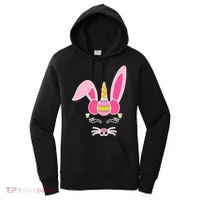 Hipster Bunnycorn Easter Bunny Unicorn Women's Hoodie thumb 0