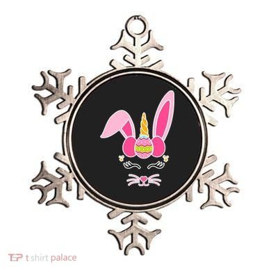 Hipster Bunnycorn Easter Bunny Unicorn Ornament