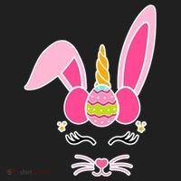 Hipster Bunnycorn Easter Bunny Unicorn Hat thumb 2