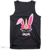 Hipster Bunnycorn Easter Bunny Unicorn Tank Top thumb 0