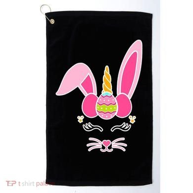 Hipster Bunnycorn Easter Bunny Unicorn Golf Towel