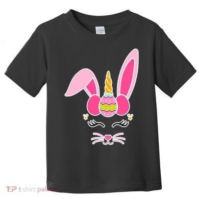 Hipster Bunnycorn Easter Bunny Unicorn Toddler T-Shirt