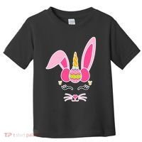 Hipster Bunnycorn Easter Bunny Unicorn Toddler T-Shirt thumb 0