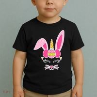 Hipster Bunnycorn Easter Bunny Unicorn Toddler T-Shirt thumb 2