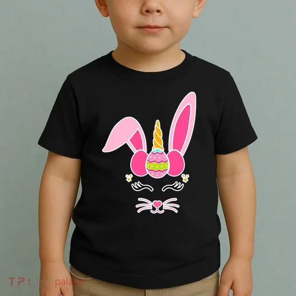 Hipster Bunnycorn Easter Bunny Unicorn Toddler T-Shirt