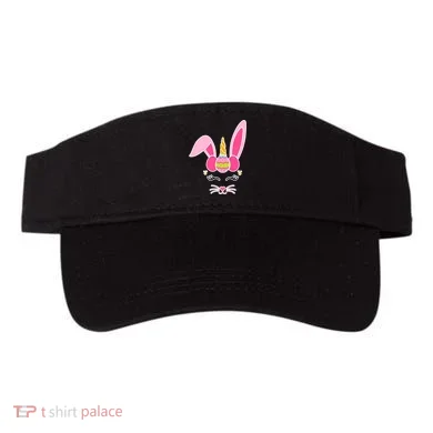 Hipster Bunnycorn Easter Bunny Unicorn Visor