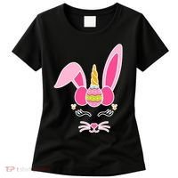 Hipster Bunnycorn Easter Bunny Unicorn Women's T-Shirt thumb 0
