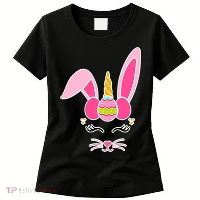 Hipster Bunnycorn Easter Bunny Unicorn Women's T-Shirt