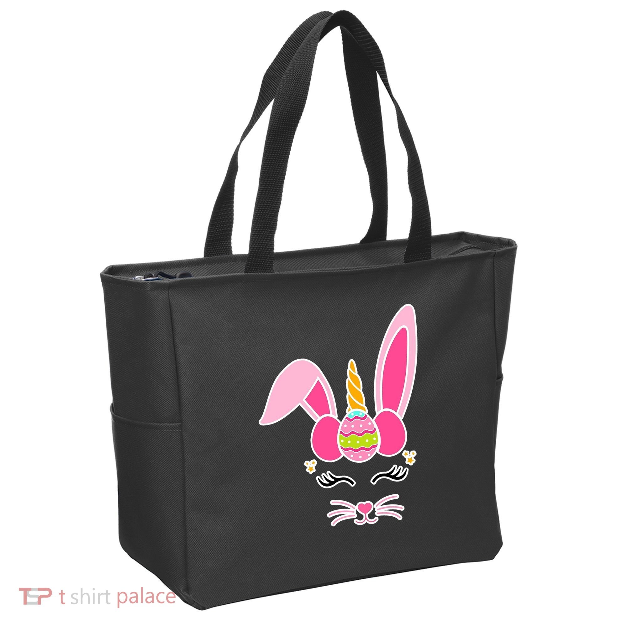Hipster Bunnycorn Easter Bunny Unicorn Tote Bag