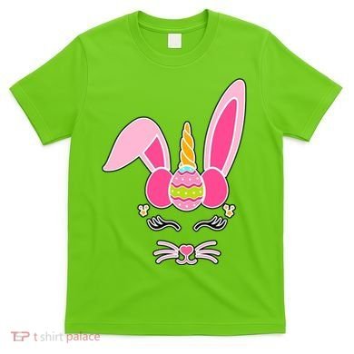 Hipster Bunnycorn Easter Bunny Unicorn T-Shirt