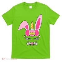 Hipster Bunnycorn Easter Bunny Unicorn T-Shirt thumb 0