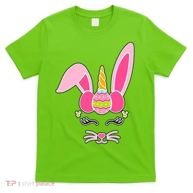 Hipster Bunnycorn Easter Bunny Unicorn T-Shirt