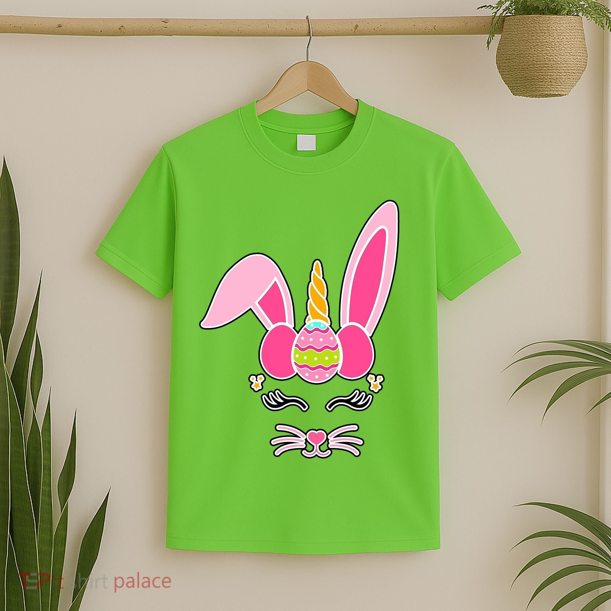 Hipster Bunnycorn Easter Bunny Unicorn T-Shirt