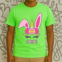 Hipster Bunnycorn Easter Bunny Unicorn T-Shirt thumb 3
