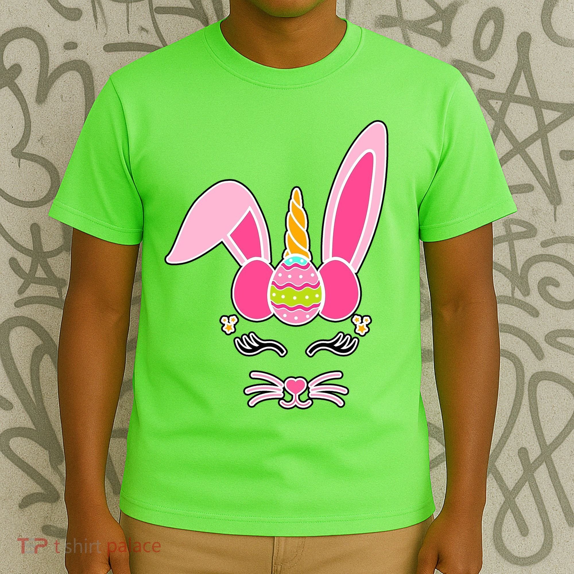 Hipster Bunnycorn Easter Bunny Unicorn T-Shirt