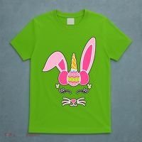 Hipster Bunnycorn Easter Bunny Unicorn T-Shirt thumb 5