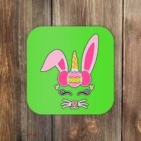 Hipster Bunnycorn Easter Bunny Unicorn Coaster thumb 0