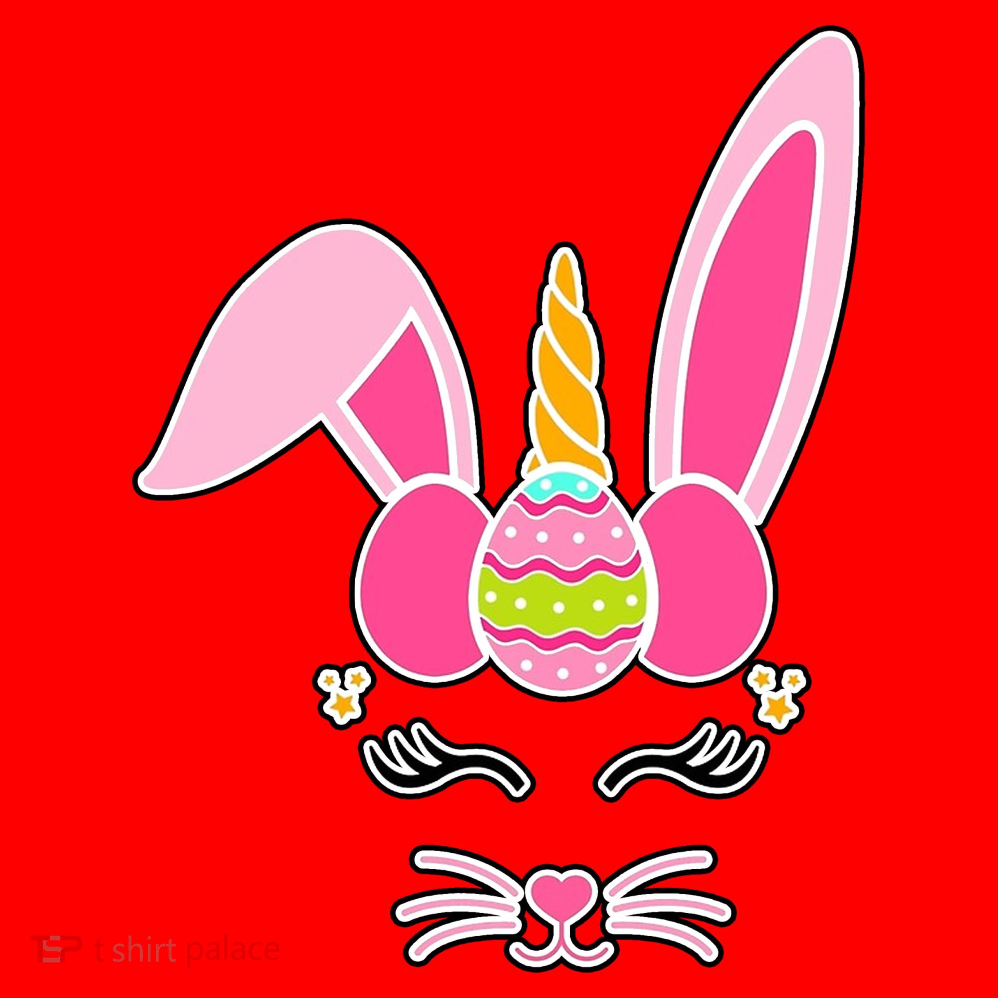 Hipster Bunnycorn Easter Bunny Unicorn Santa Hat