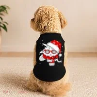 Hipster Christmas Cat Doggie Tank thumb 2