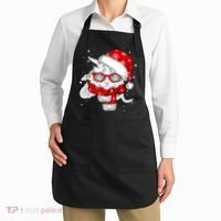 Hipster Christmas Cat Apron thumb 2