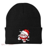 Hipster Christmas Cat Beanie thumb 0
