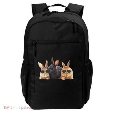 Hipster Cool Rabbit Backpack
