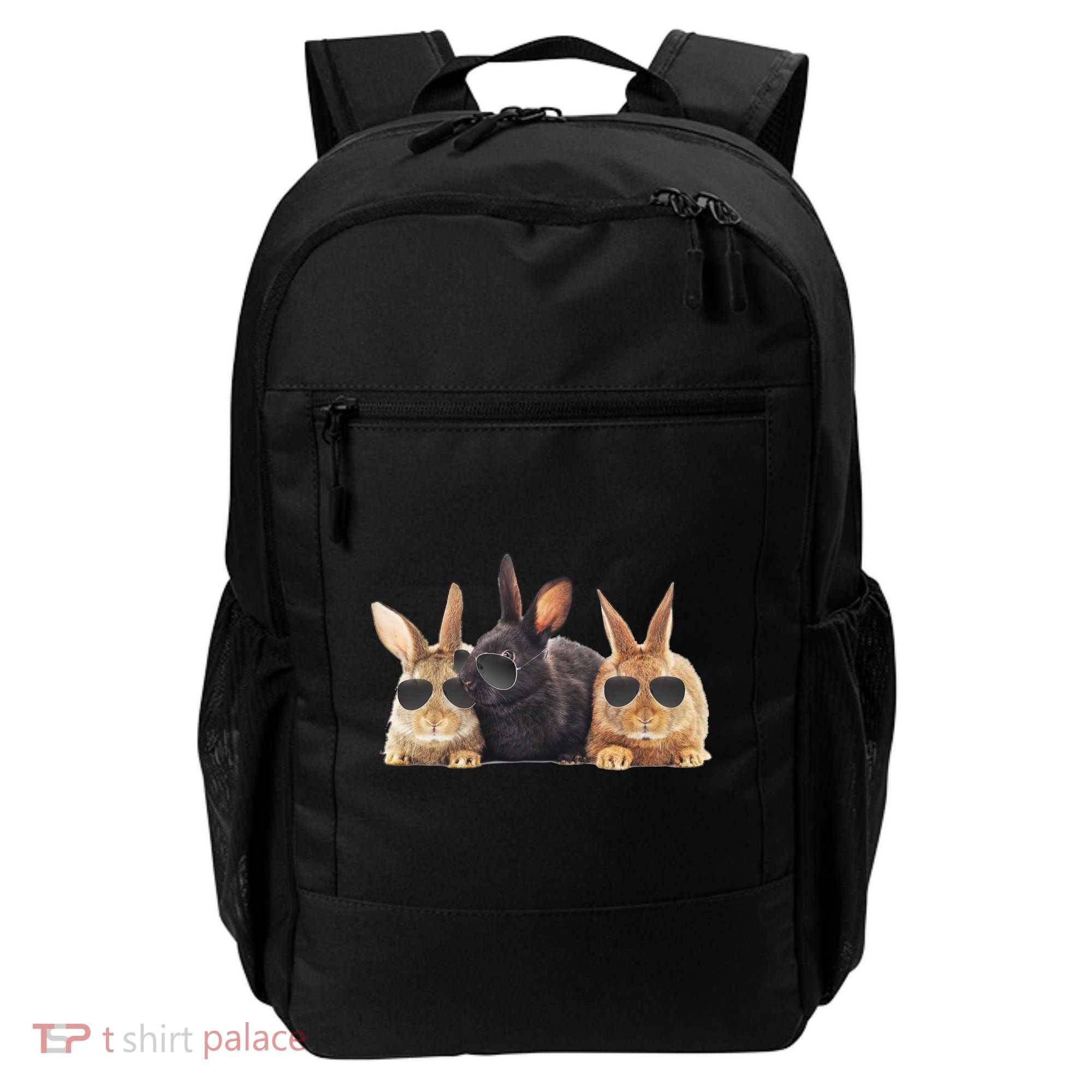 Hipster Cool Rabbit Backpack