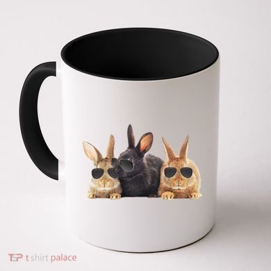 Hipster Cool Rabbit Coffee Mug