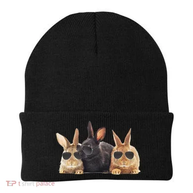 Hipster Cool Rabbit Beanie
