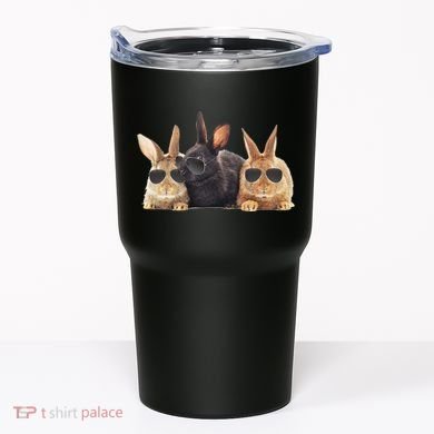 Hipster Cool Rabbit Tumbler