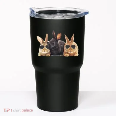 Hipster Cool Rabbit Tumbler