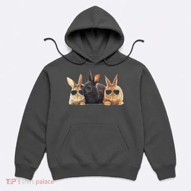 Hipster Cool Rabbit Hoodie