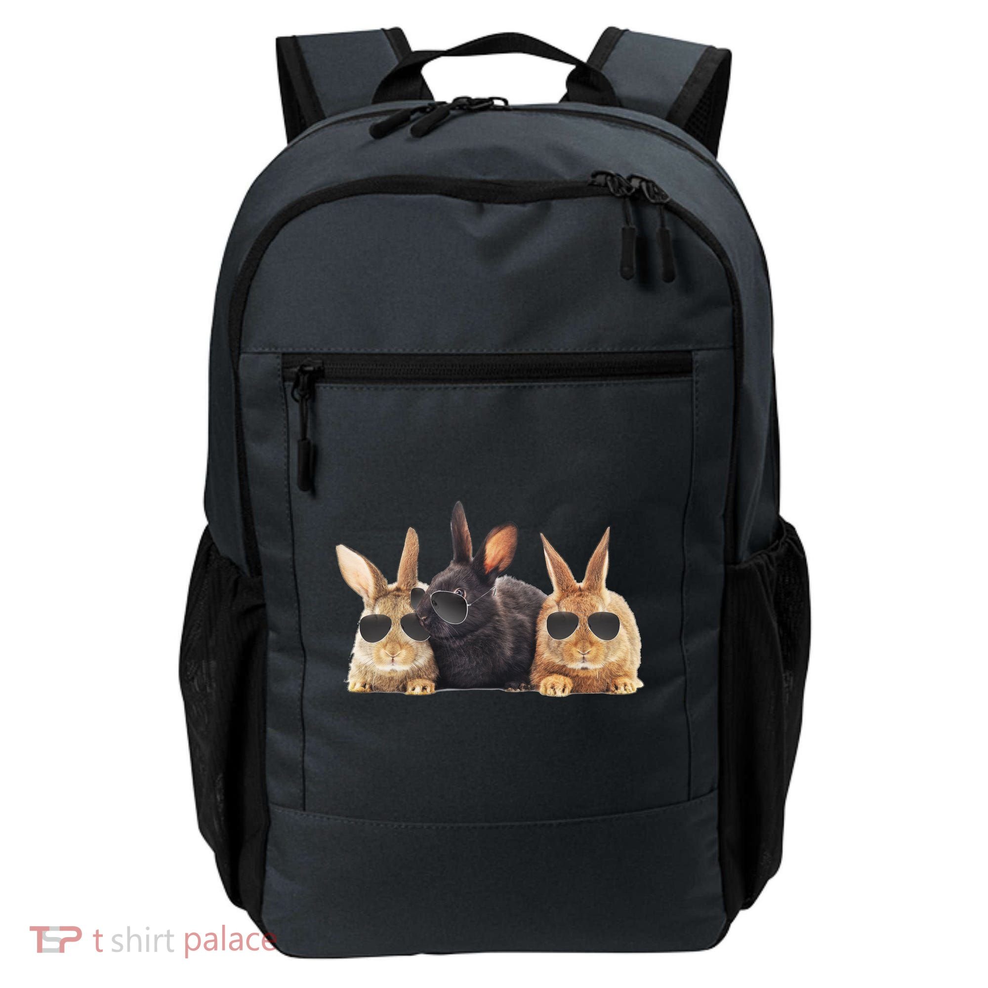Hipster Cool Rabbit Backpack