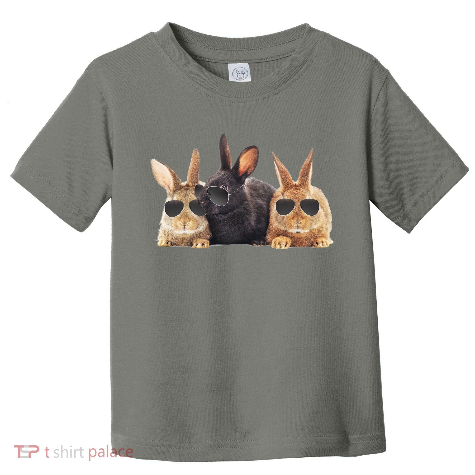 Hipster Cool Rabbit Toddler T-Shirt
