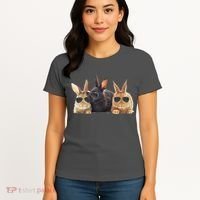 Hipster Cool Rabbit Women's T-Shirt thumb 4