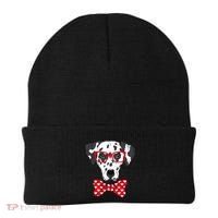 Hipster Dog Dalmatian Beanie thumb 0