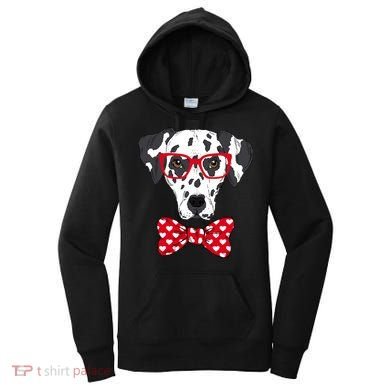 Hipster Dog Dalmatian Women's Hoodie