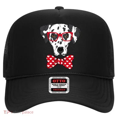Hipster Dog Dalmatian Hat