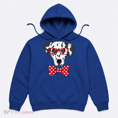 Hipster Dog Dalmatian Hoodie