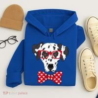 Hipster Dog Dalmatian Hoodie thumb 4