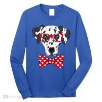 Hipster Dog Dalmatian Long Sleeve Shirt thumb 0