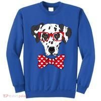 Hipster Dog Dalmatian Sweatshirt thumb 0