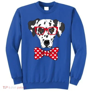 Hipster Dog Dalmatian Sweatshirt