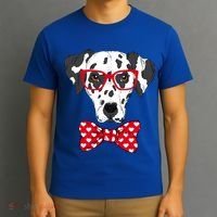 Hipster Dog Dalmatian T-Shirt thumb 3